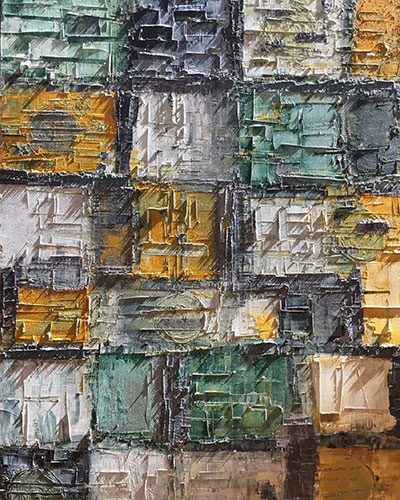 CITYSCAPE NO4/ OIL ON