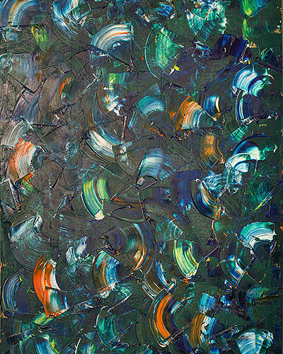 PRING TRIOLOGY NO1/ OIL ON